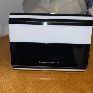 DVF acrylic clutch/ cross body